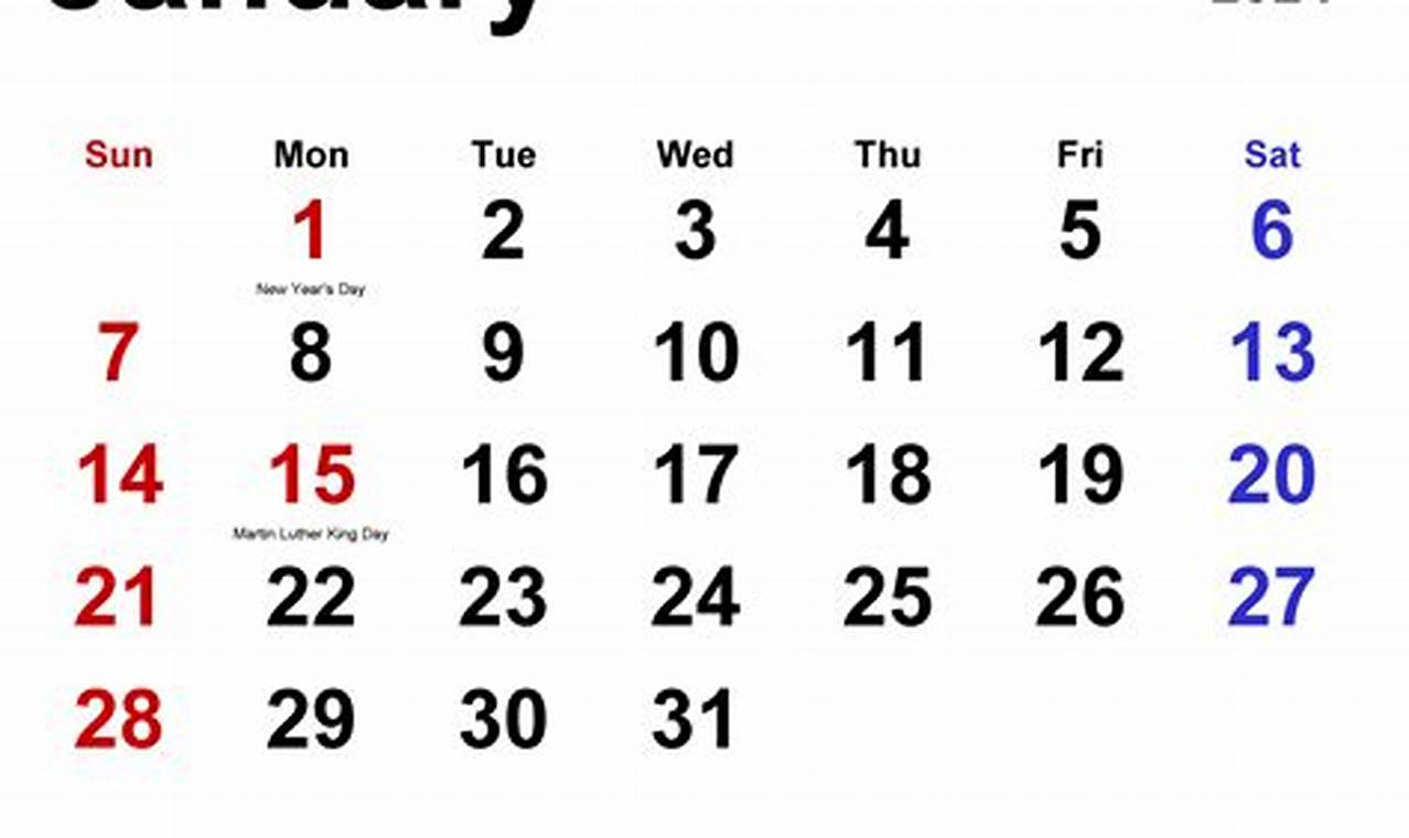 How Many Business Days In January 2024 Day