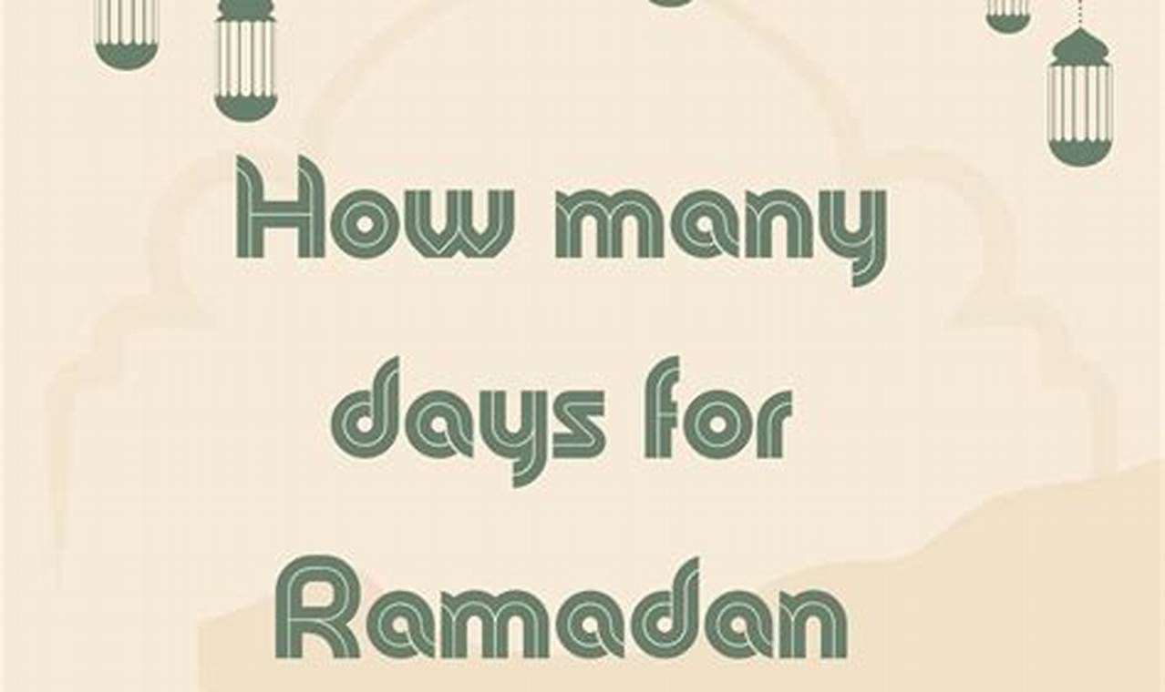 How Many Days Left Till Ramadan 2024 Uk