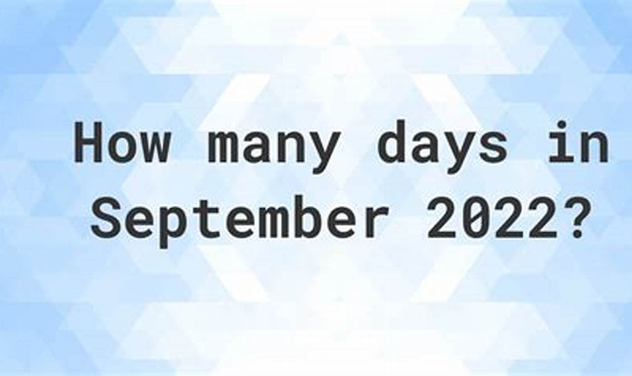 How Many Days Since September 20 2024