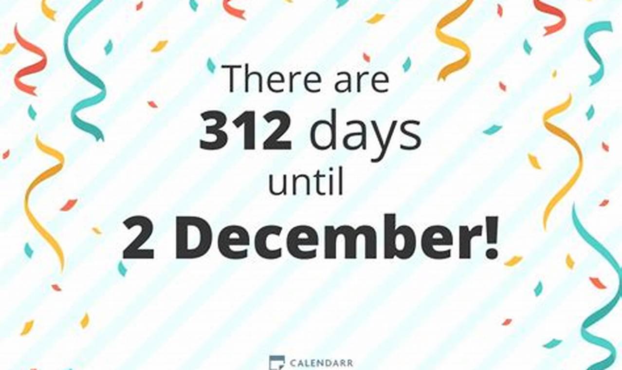 How Many Days Until 6th December 2024