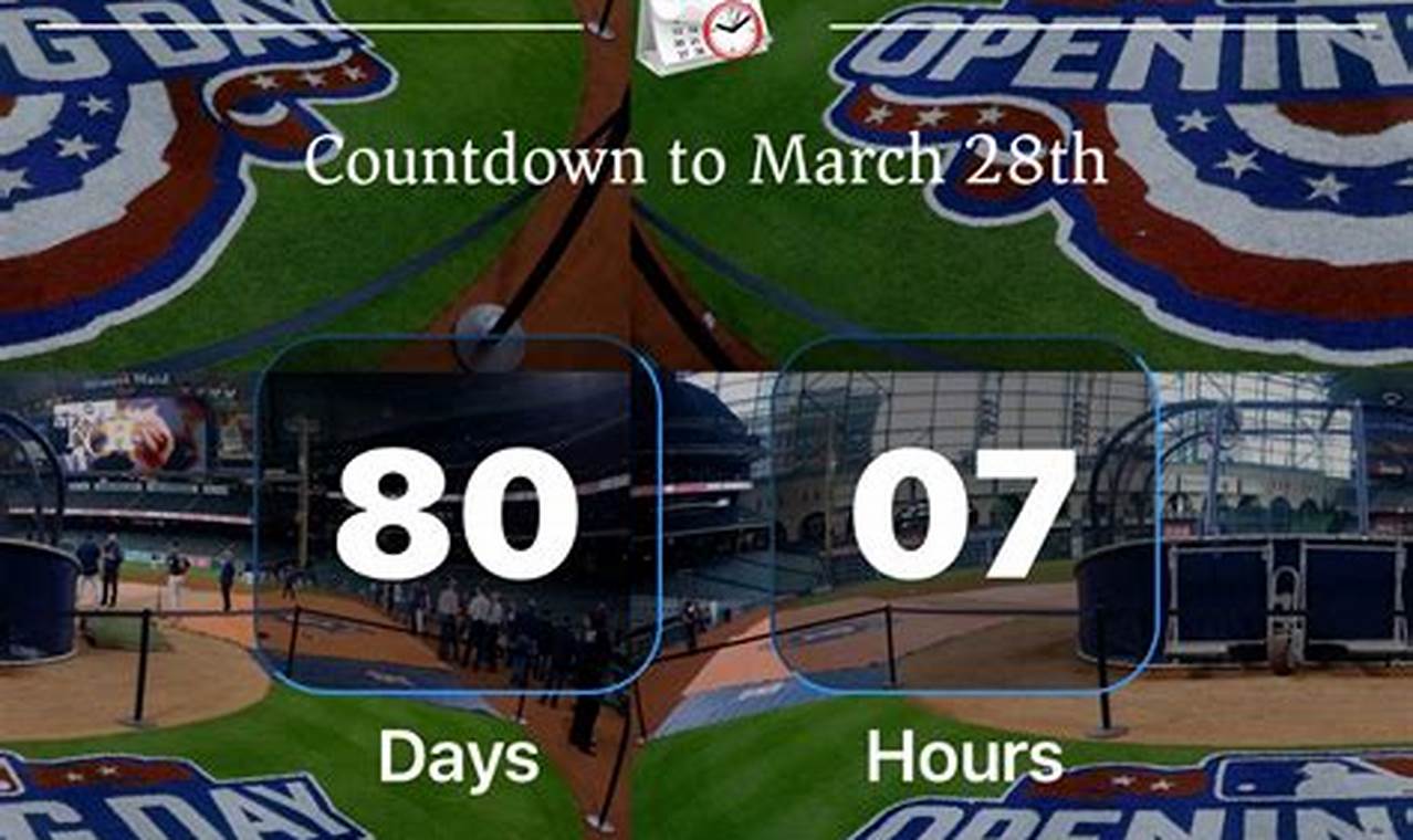 How Many Days Until Baseball Season 2024