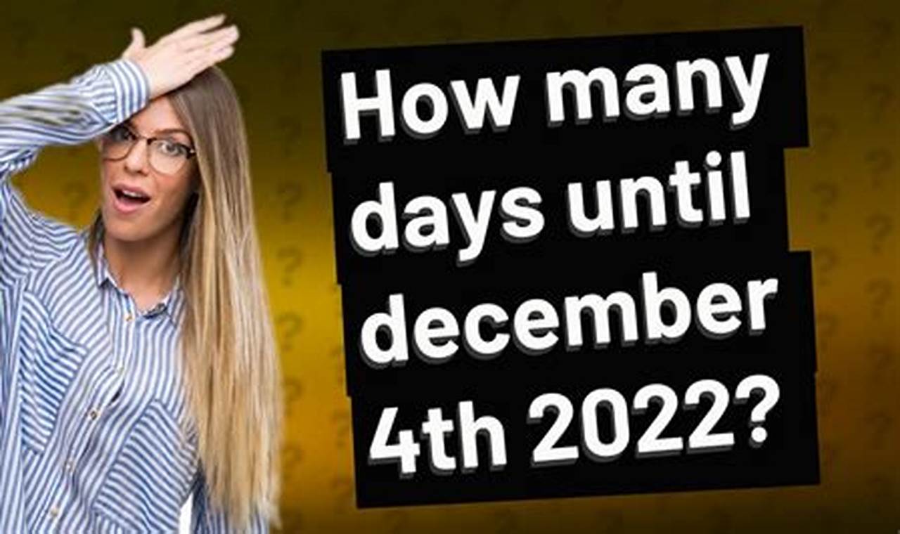 How Many Days Until Dec 2 2024