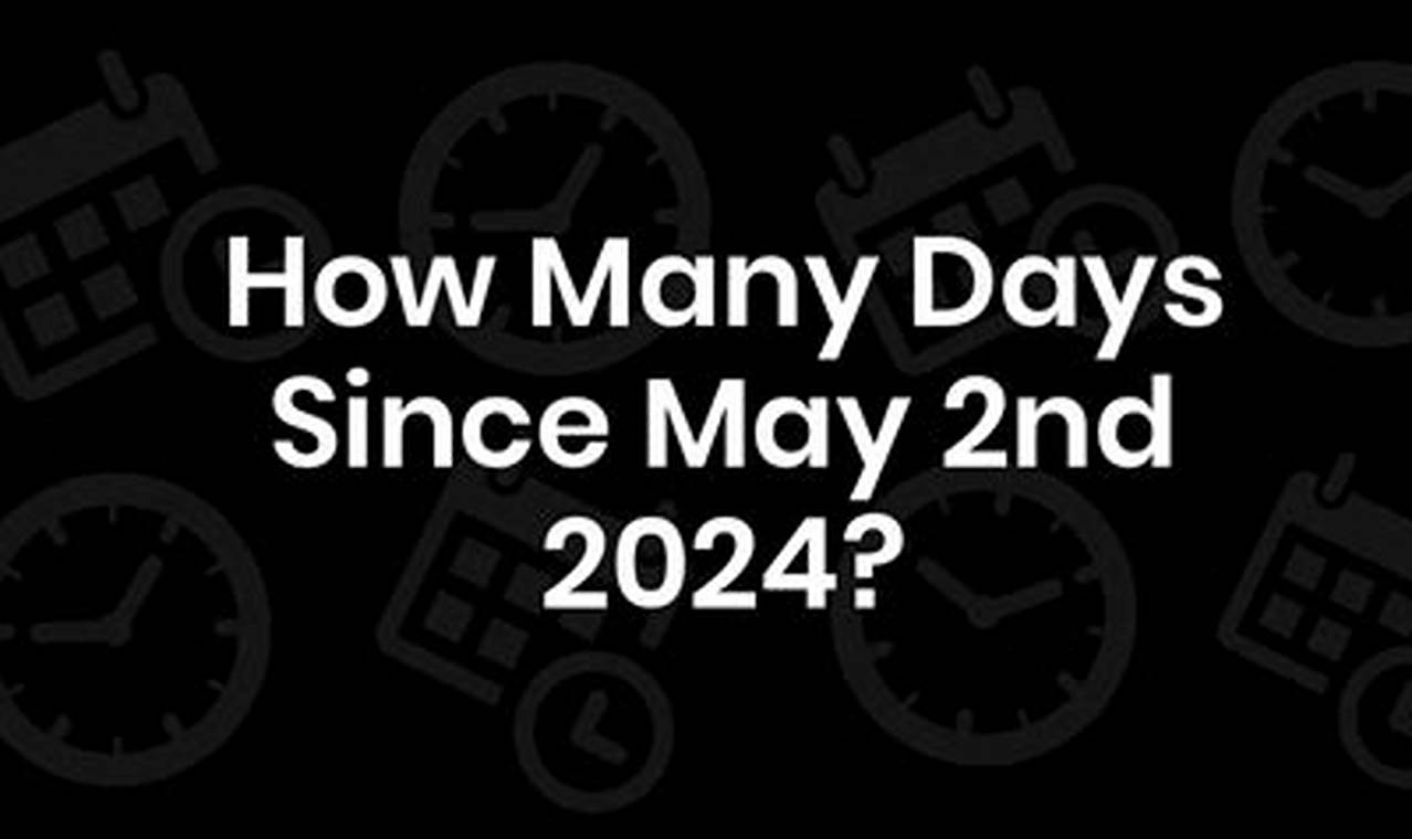 How Many Days Until May 1st 2024