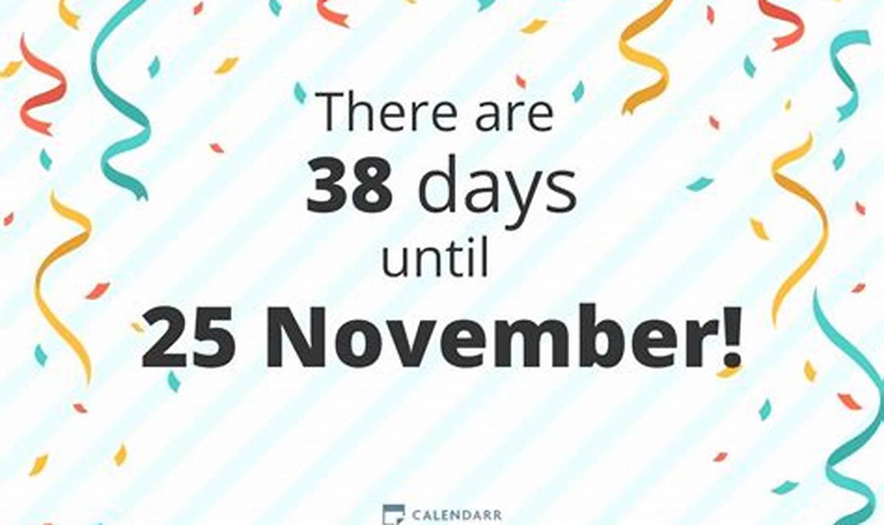 How Many Days Until November 25 2024