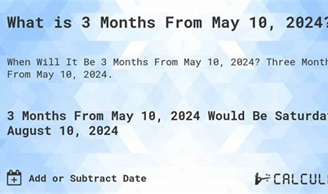 How Many Months Until May 10 2024 Election