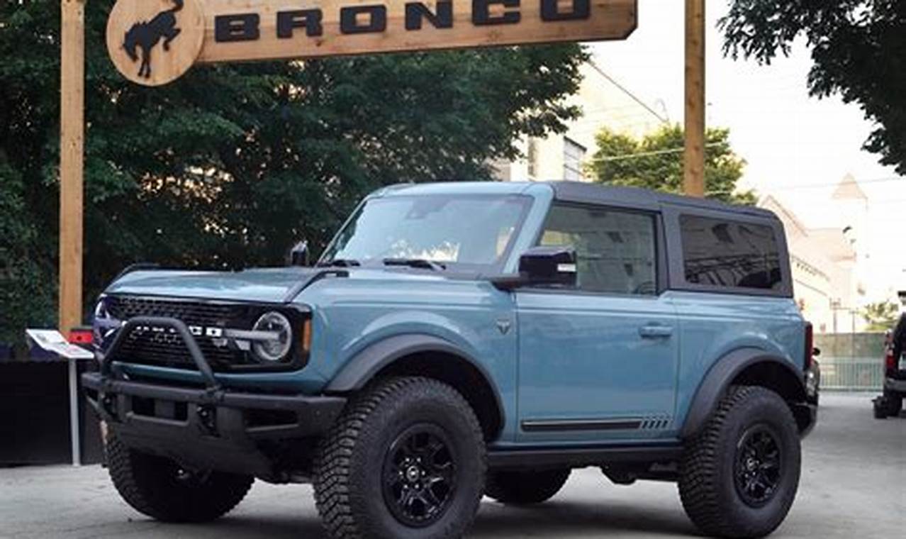 How Much Is A Ford Bronco 2024