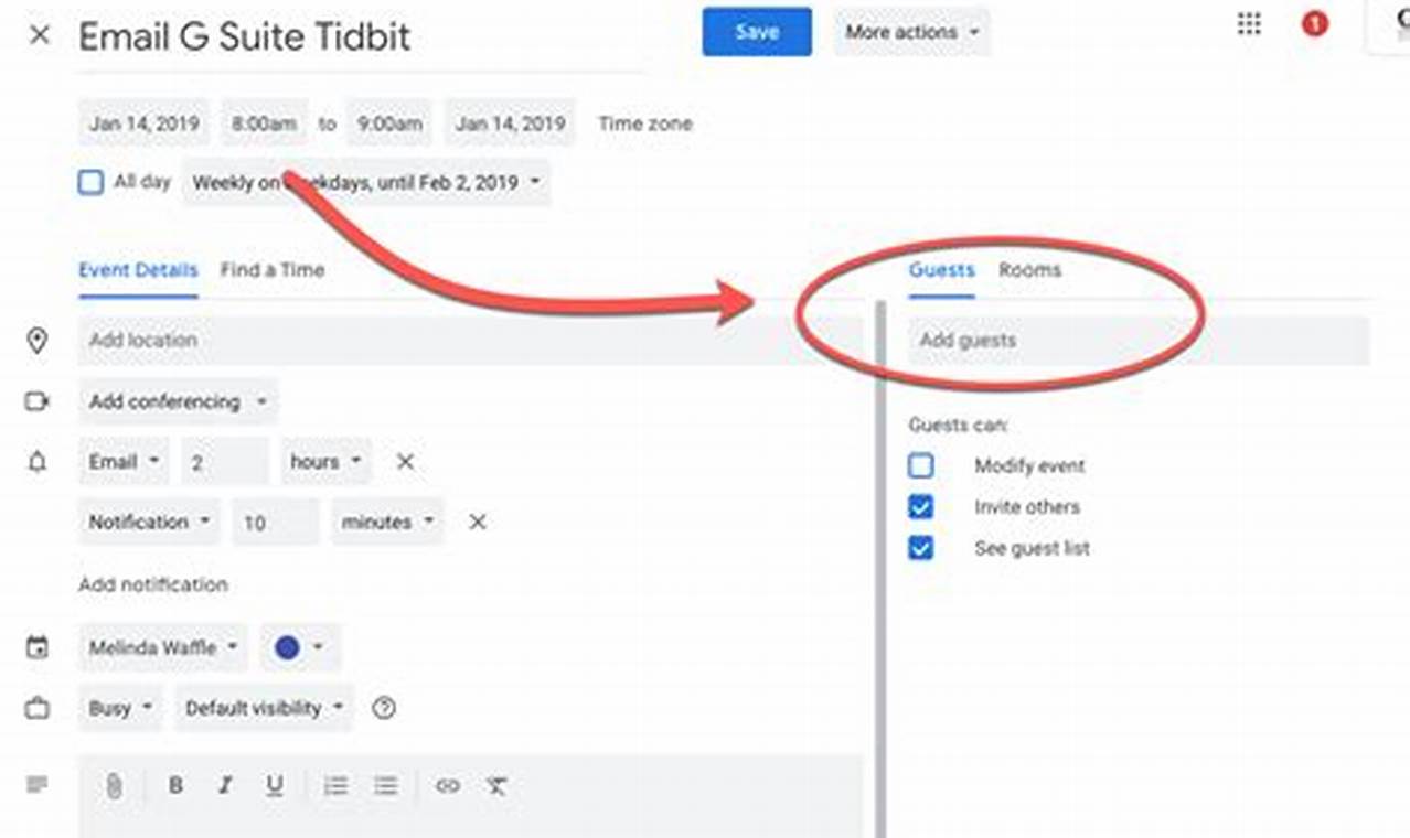 How To Add An Email To Your Google Calendar