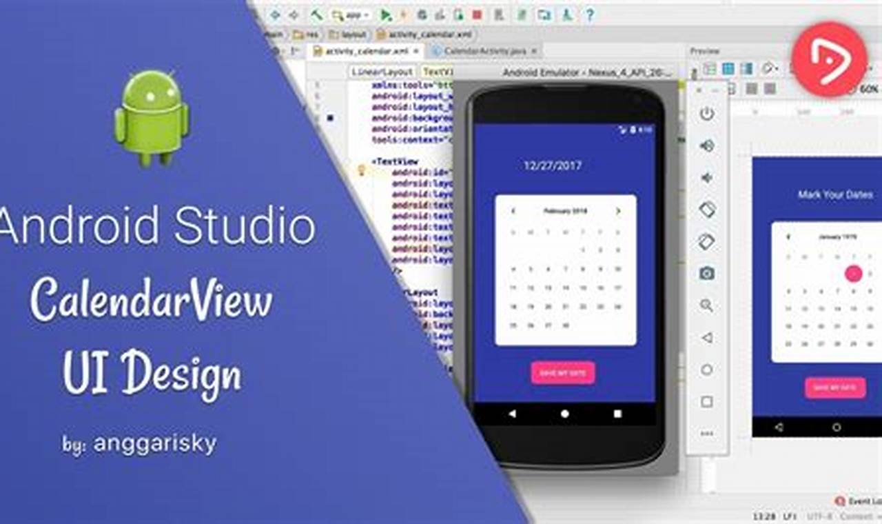 How To Add Calendar In Android Studio