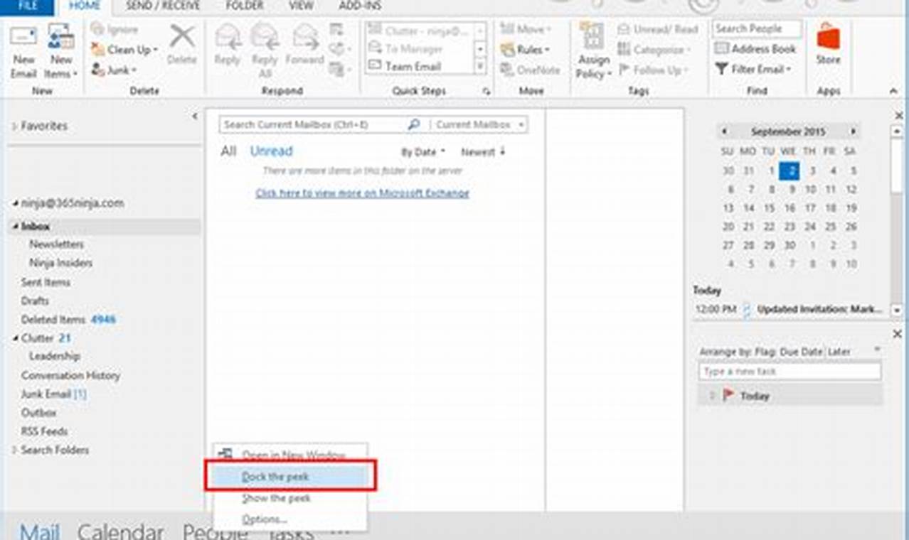 How To Add Calendar To Outlook Mail View