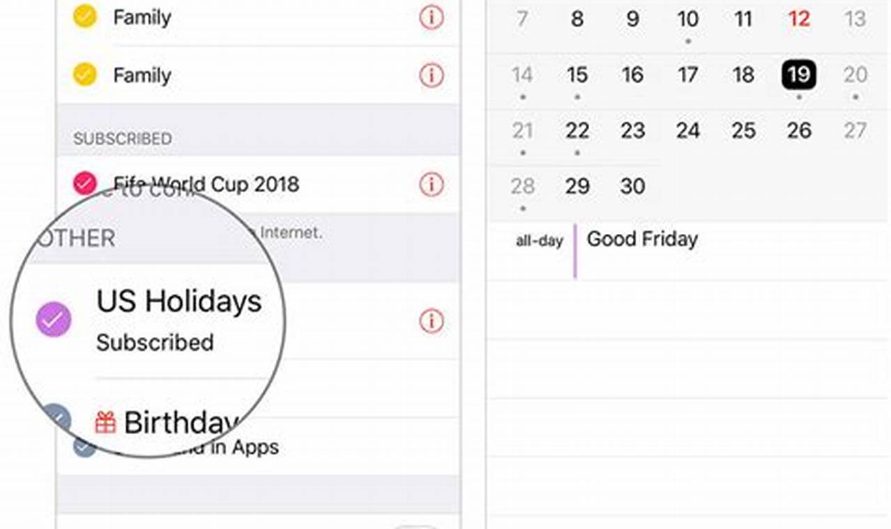 How To Add Country Holidays To Iphone Calendar