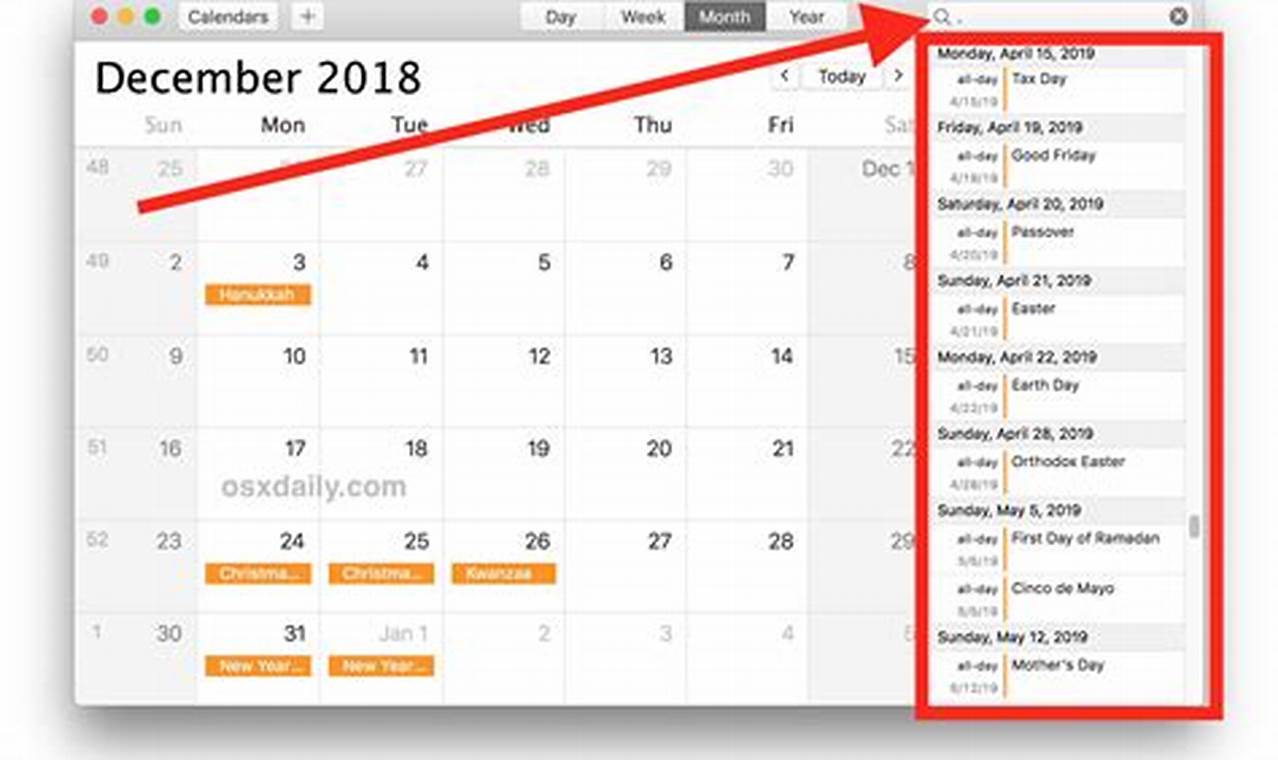 How To Add Events To Calendar On Mac