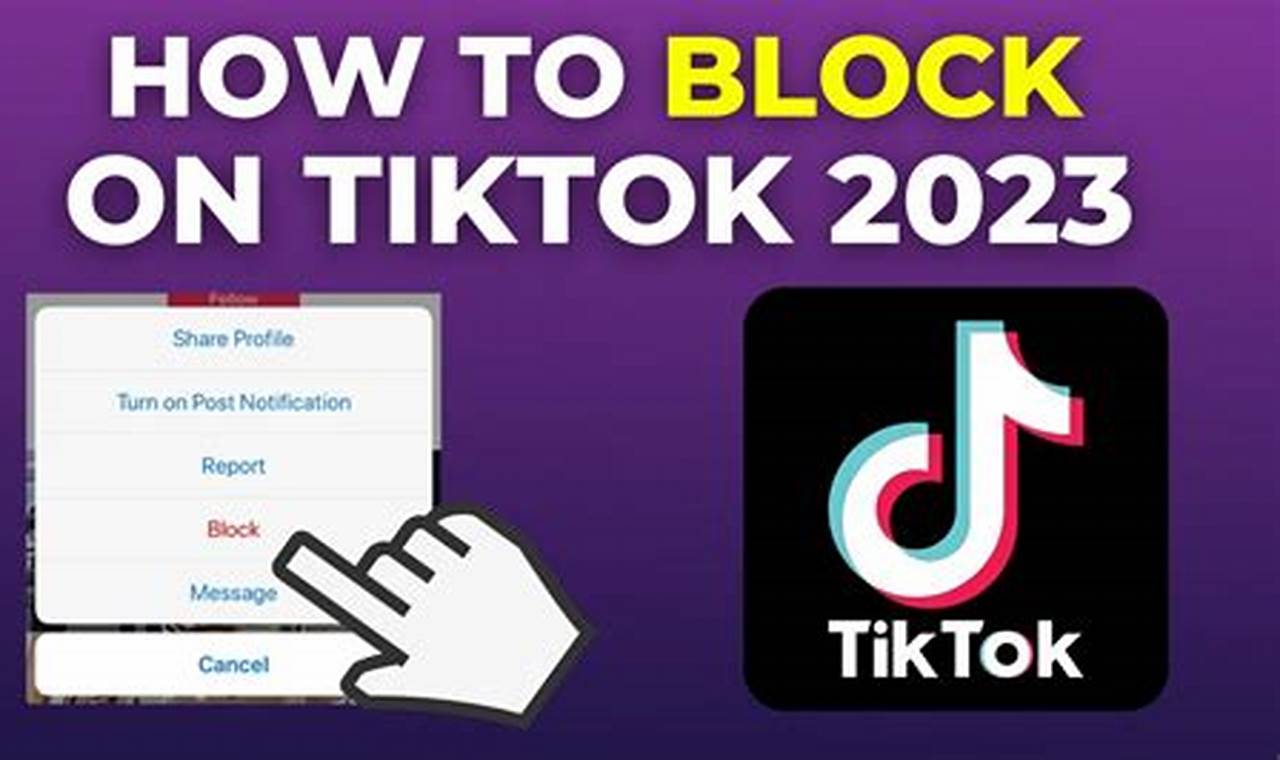 How To Block Someone On Tiktok 2024