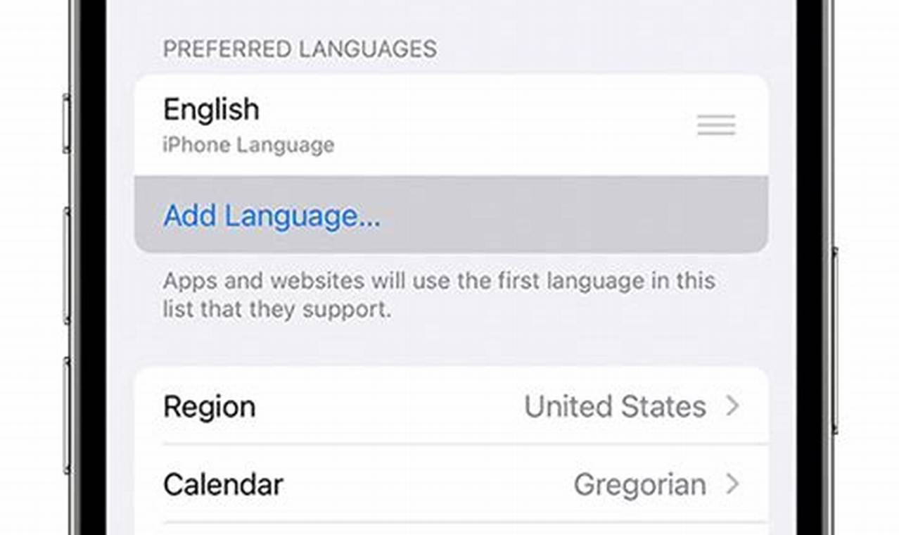 How To Change Calendar Language On Iphone