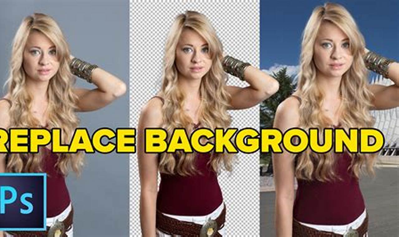 How To Change The Background In Photoshop 2024