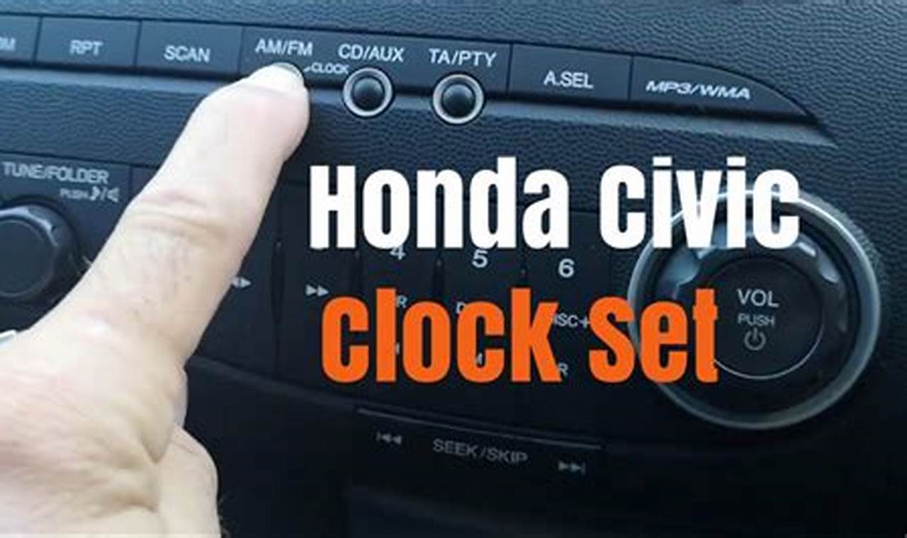 How To Change Time On Honda Civic 2024