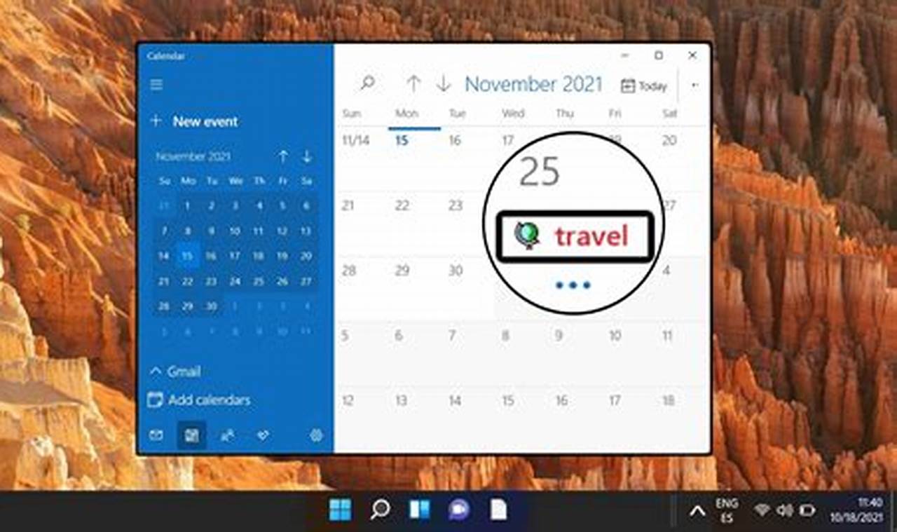 How To Change Your Calendar On Windows 10