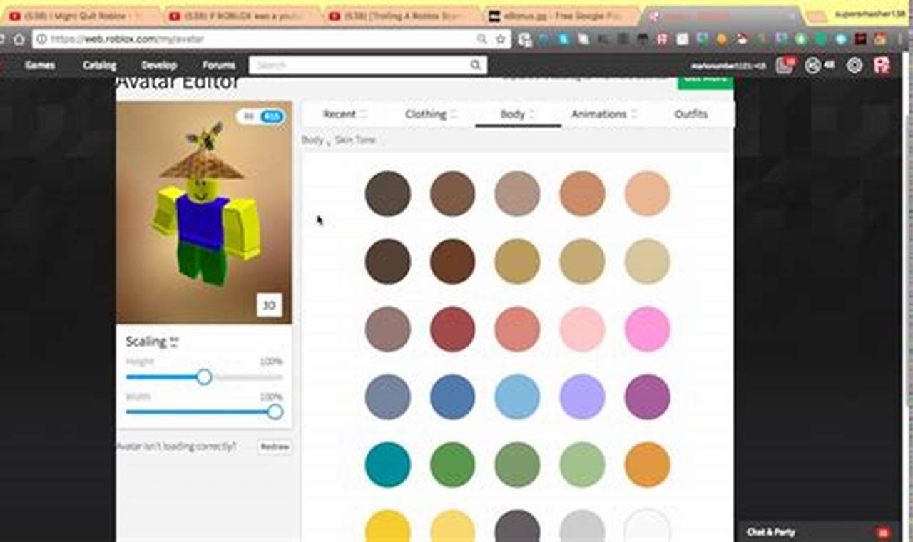 How To Change Your Skin Color In Roblox 2024