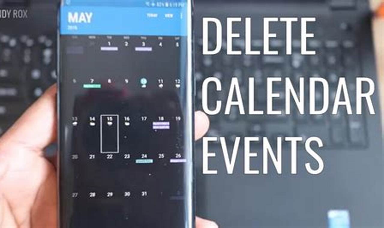 How To Clear Calendar Android