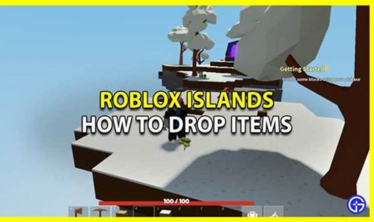 How To Drop Items In Islands Roblox 2024