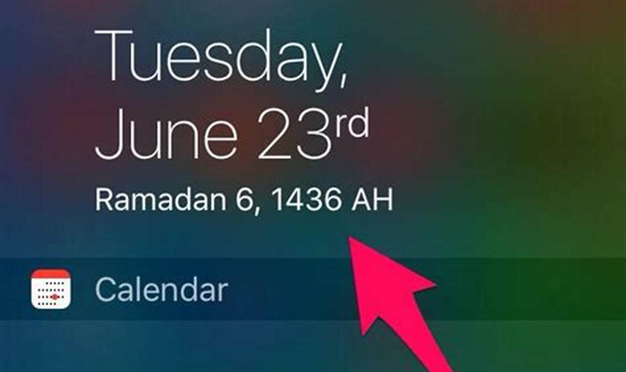 How To Enable Islamic Calendar In Iphone