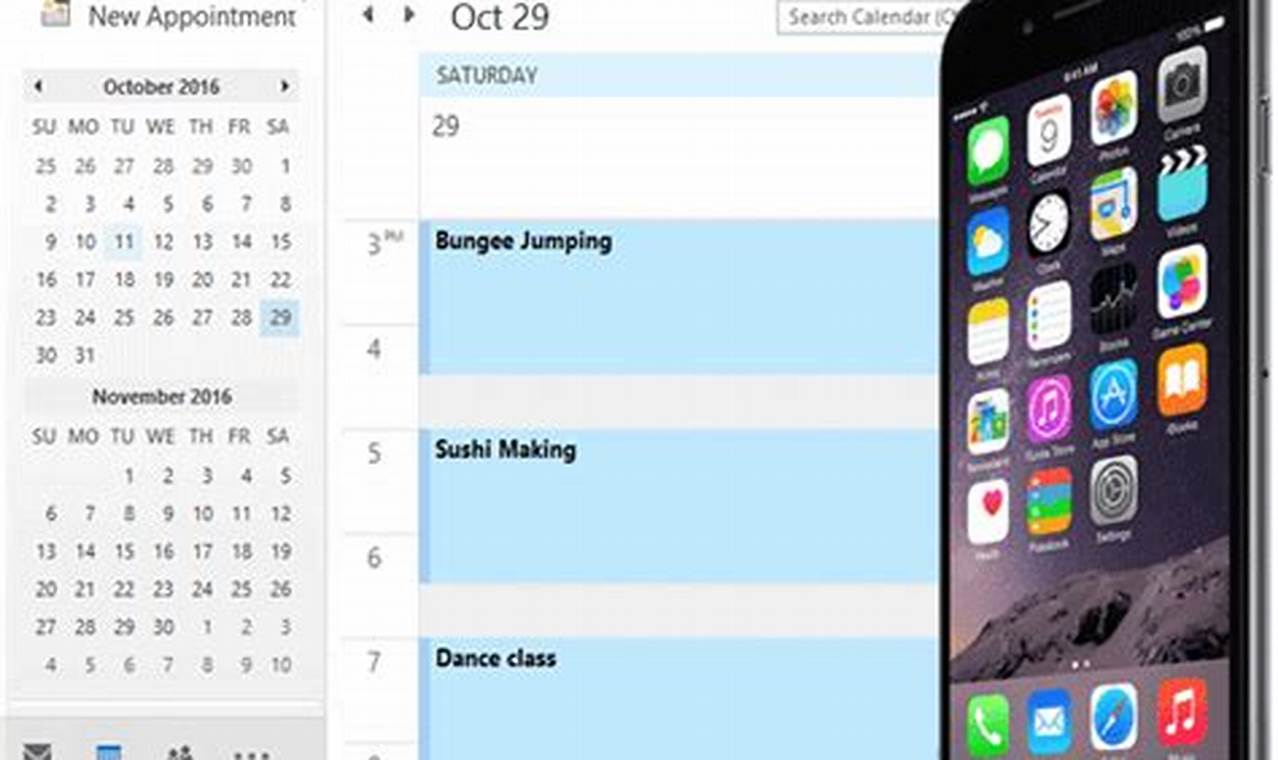 How To Export Iphone Calendar To Outlook