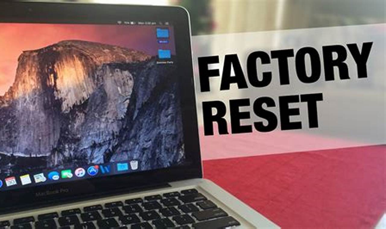 How To Factory Reset Macbook Pro 2024