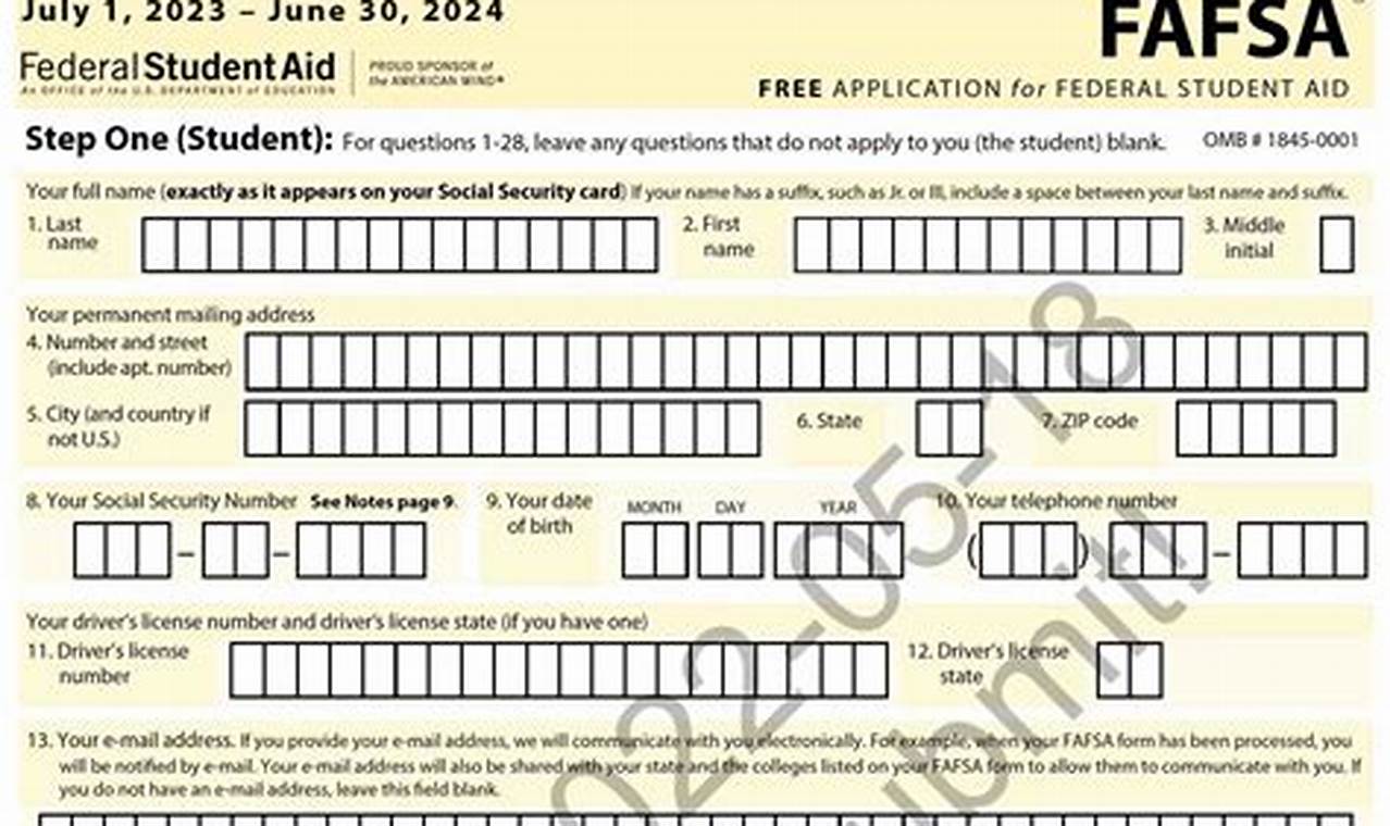 How To Fill Out The Fafsa 2024-2024 Application