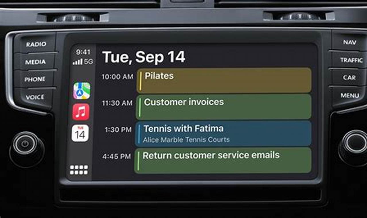 How To Get Calendar Off Carplay