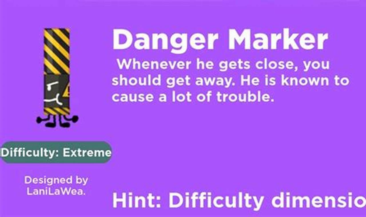 How To Get Danger Marker 2024