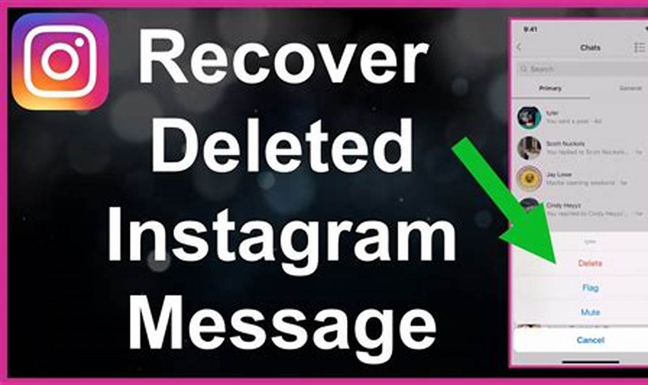 How To Get Deleted Messages Back On Instagram 2024