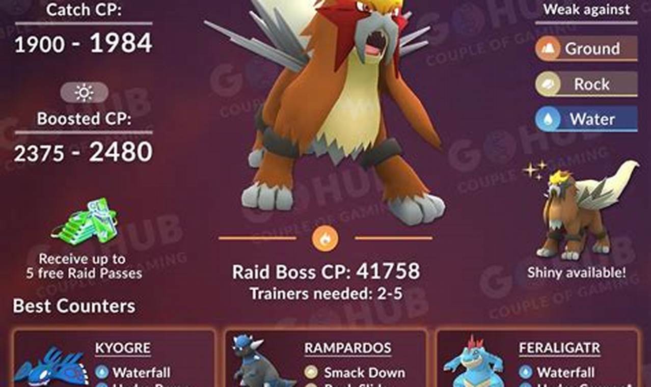 How To Get Entei In Pokemon Go 2024