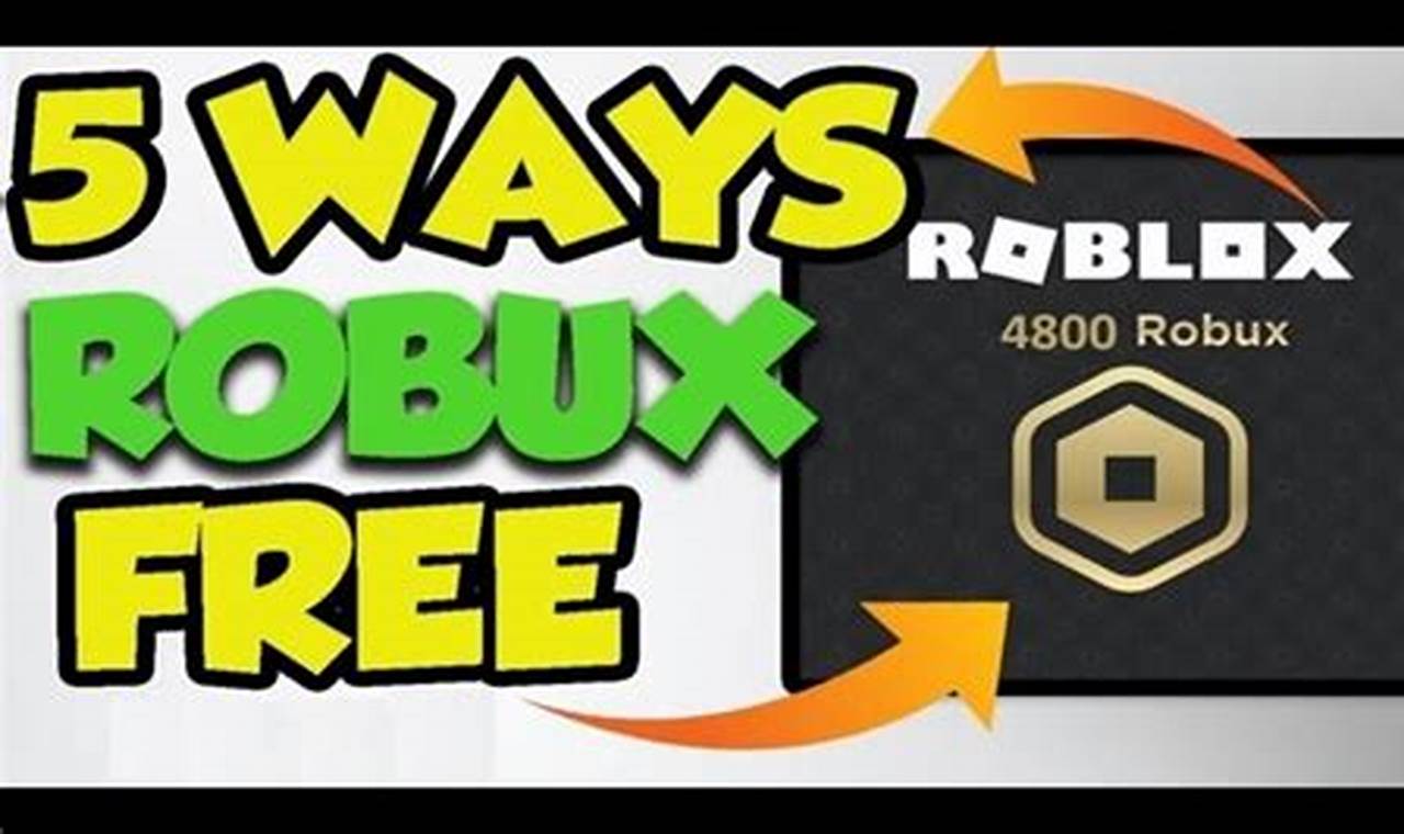 How To Get Free Robux Legit 2024