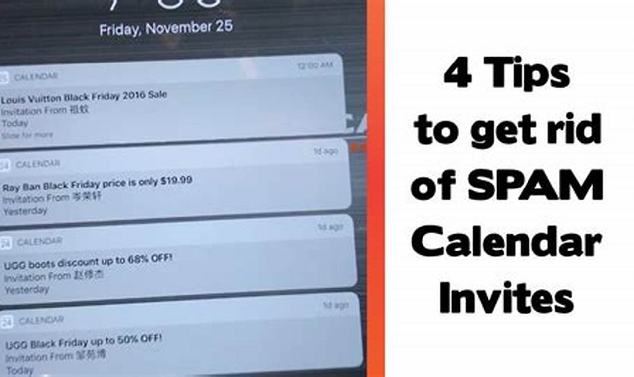 How To Get Rid Of Spam Calendar Invites Iphone