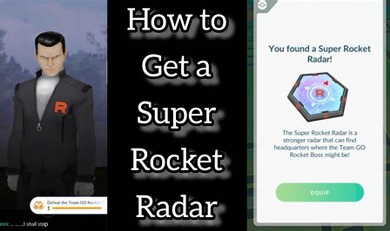 How To Get Super Rocket Radar 2024