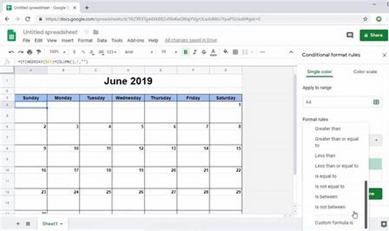 How To Make A Calendar In Google Docs
