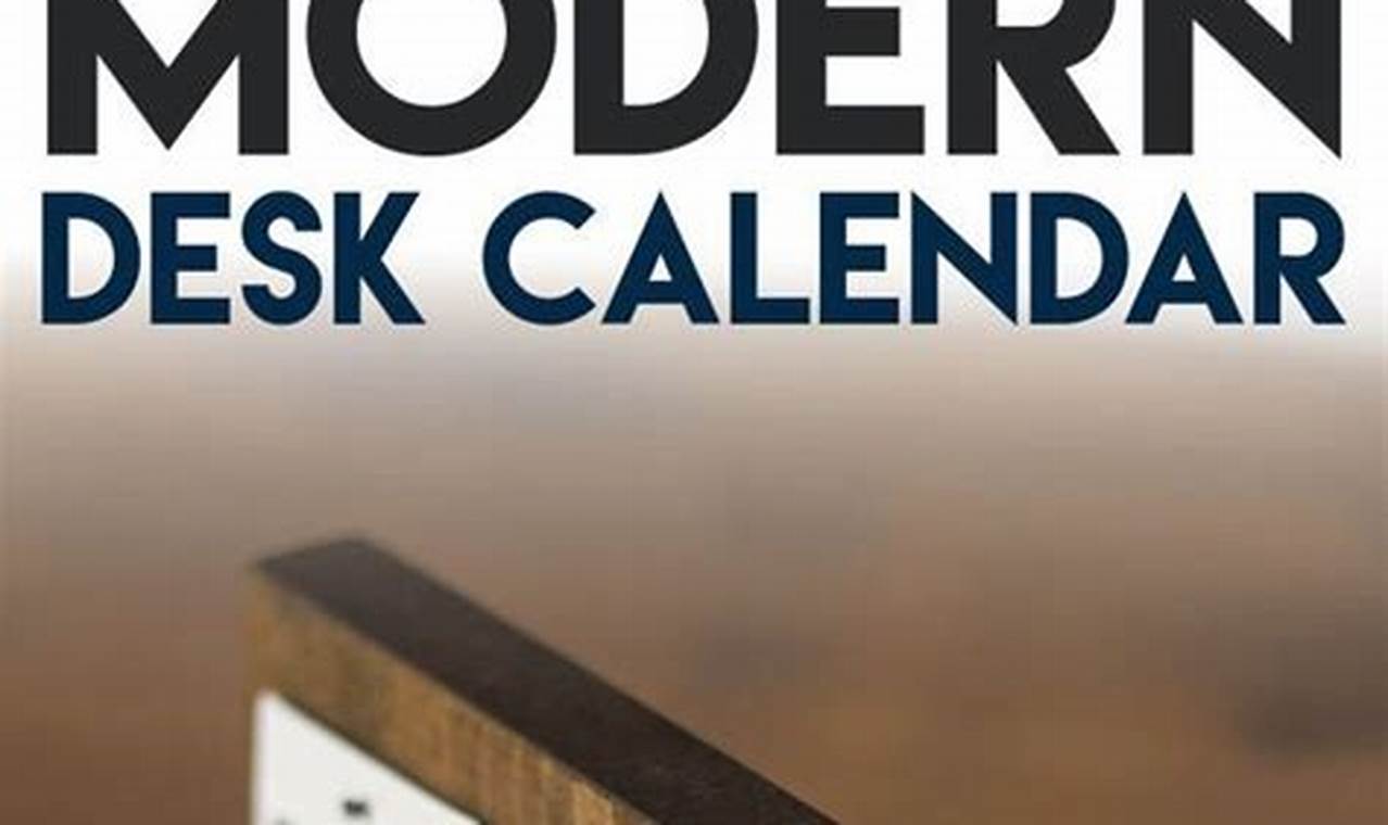 How To Make Desk Calendar Stand