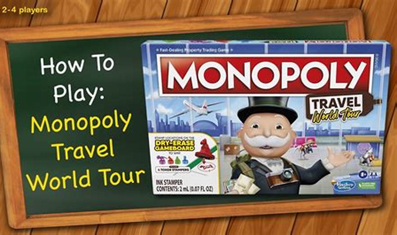 How To Play Monopoly Travel World Tour