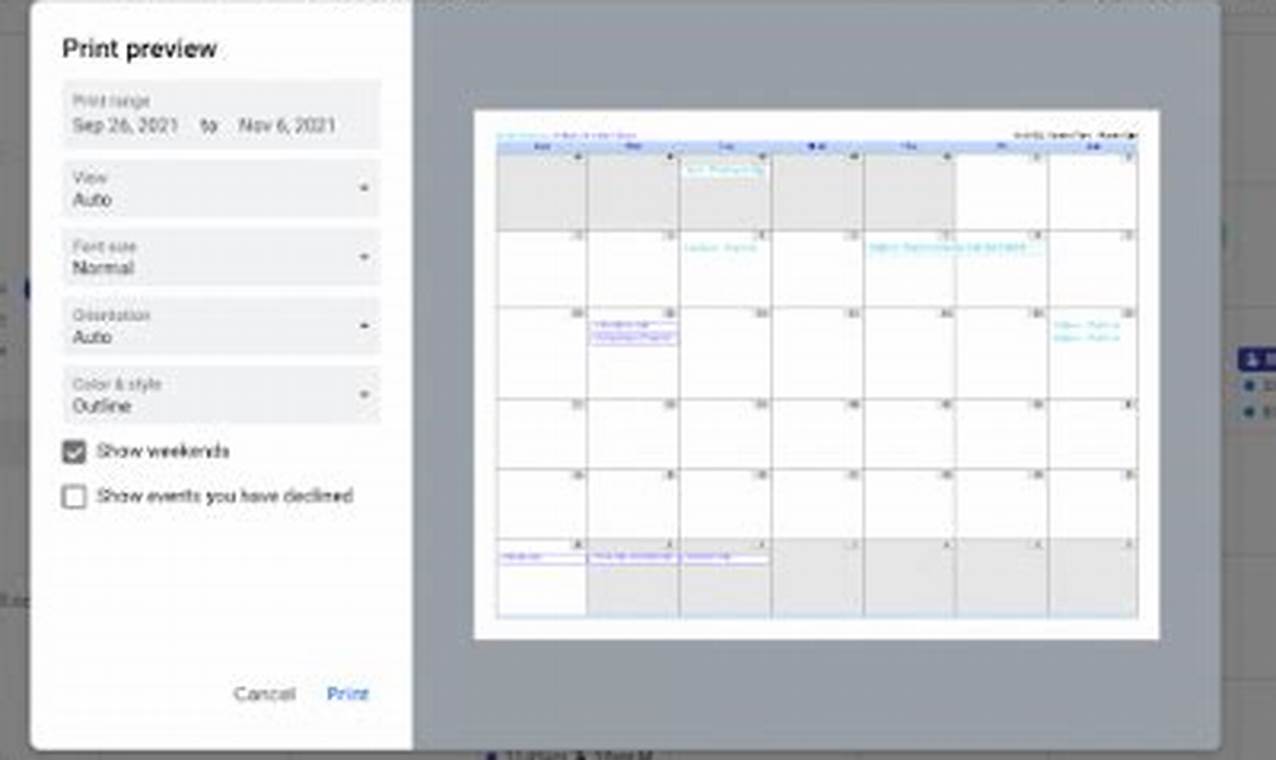 How To Print Google Calendar From Iphone App