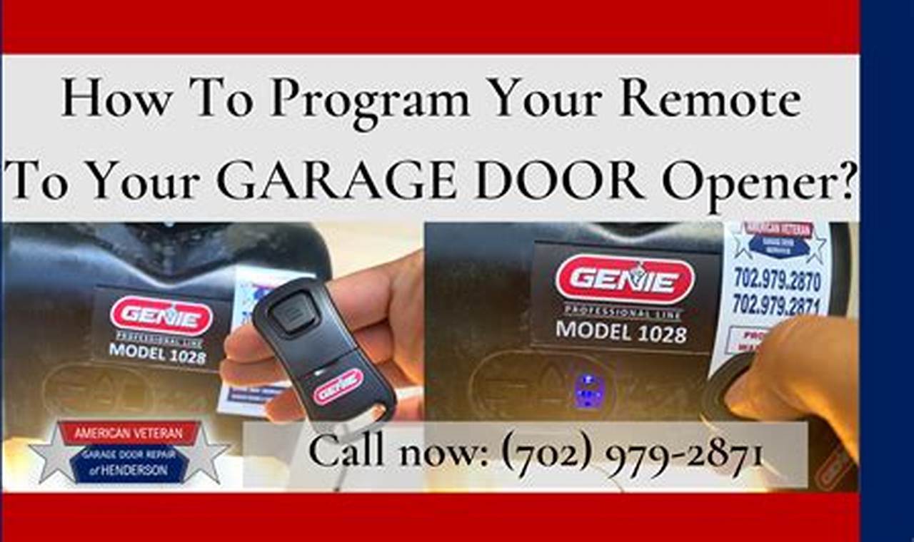 How To Program 2024 Tahoe Garage Door Opener