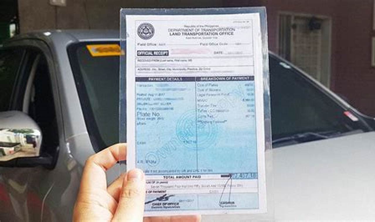 How To Register Vehicle In Lto