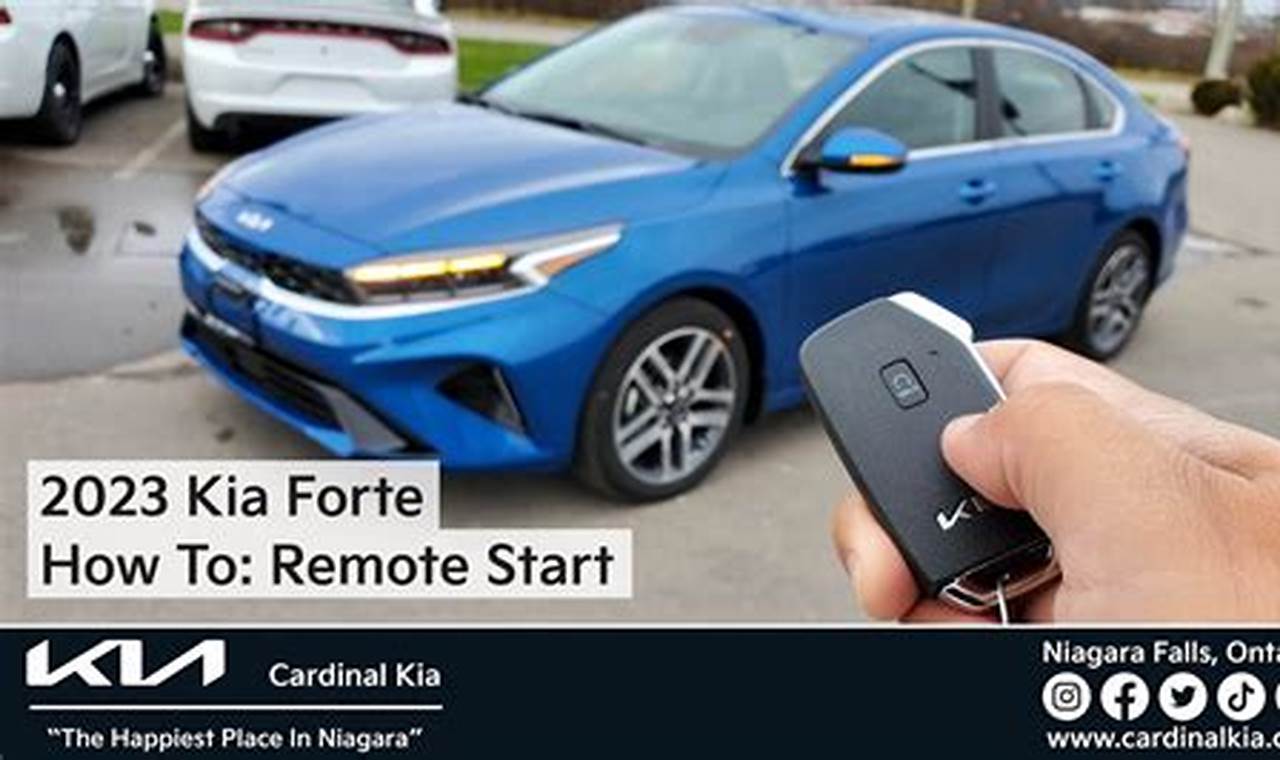 How To Remote Start Kia Forte 2024