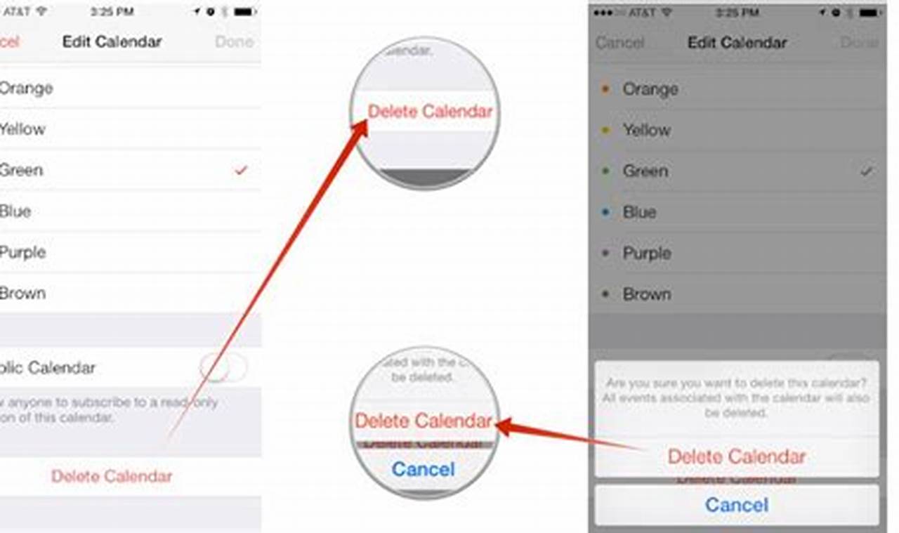 How To Remove Calendar Items From Iphone