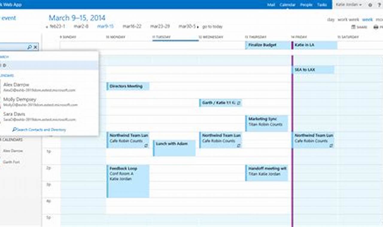 How To Search Outlook Calendar By Attendees