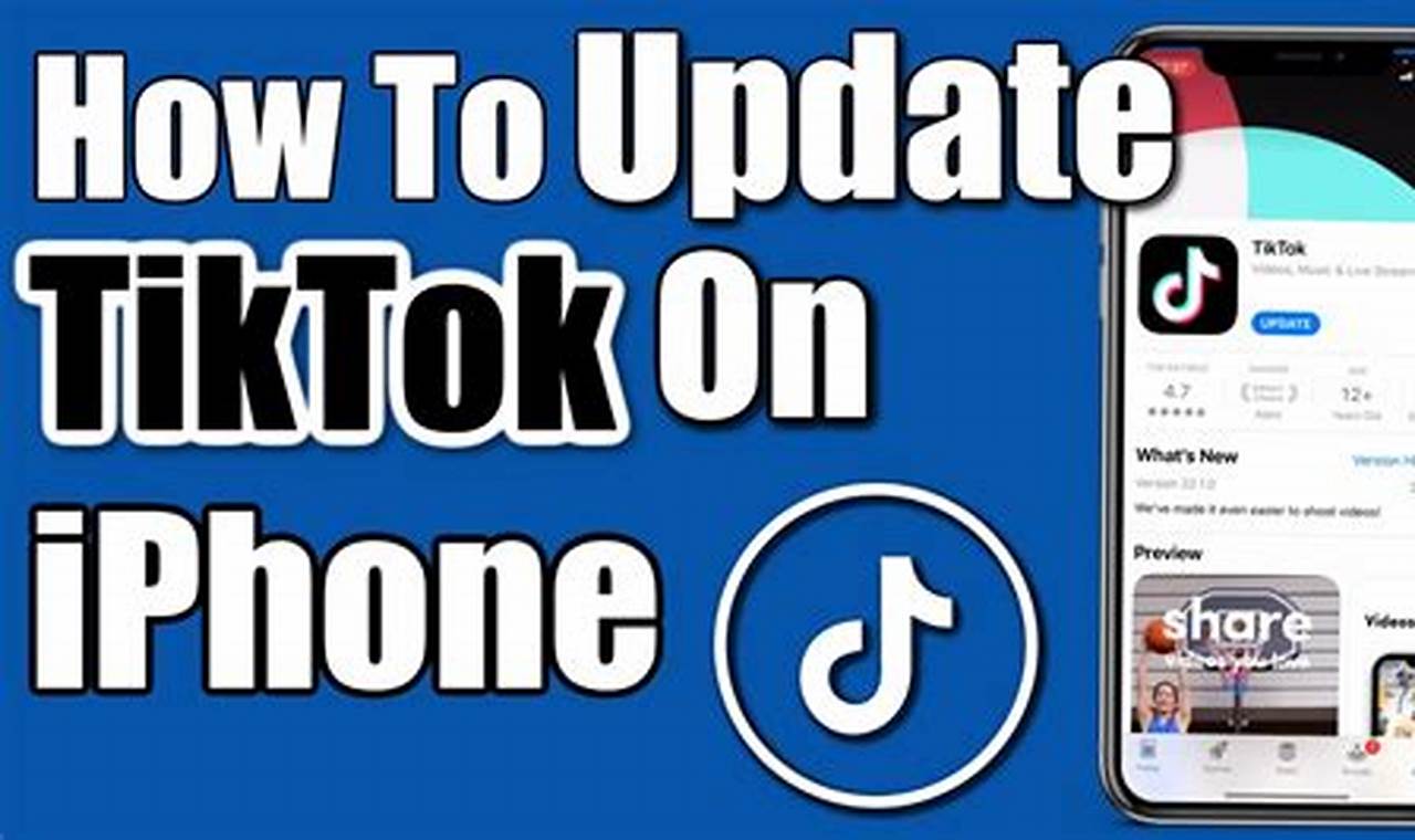 How To Update Tiktok On Iphone 2024