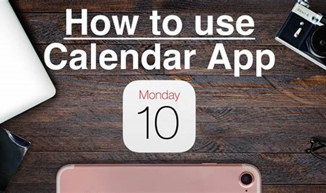 How To Use The Calendar On An Iphone