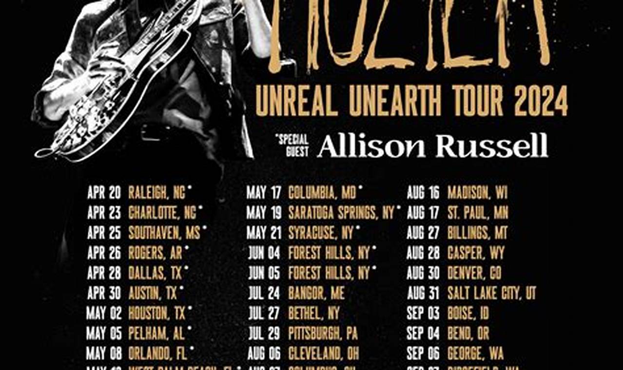 Hozier Unreal Earth Tour Setlist