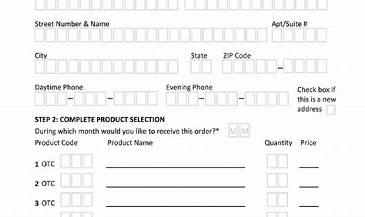 Humana Otc Order Form 2024