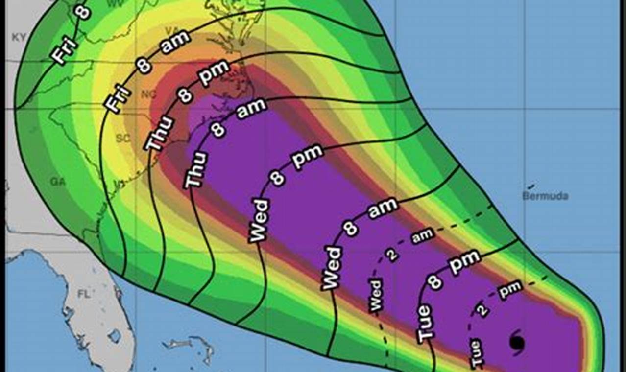 Hurricane Florence 2024 Map