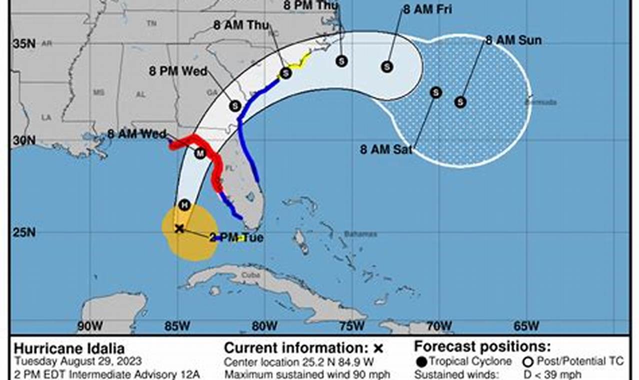 Hurricane Idalia 2024 Path Tracker