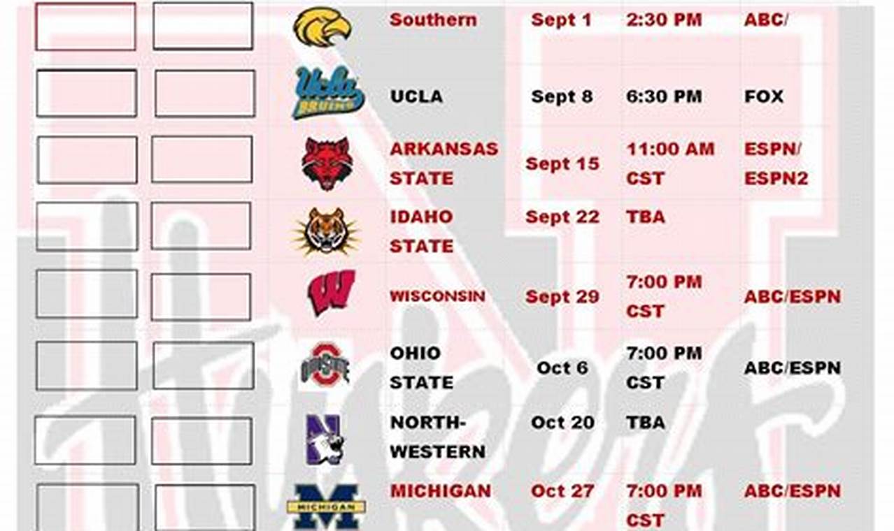 Husker Football Schedule For 2024